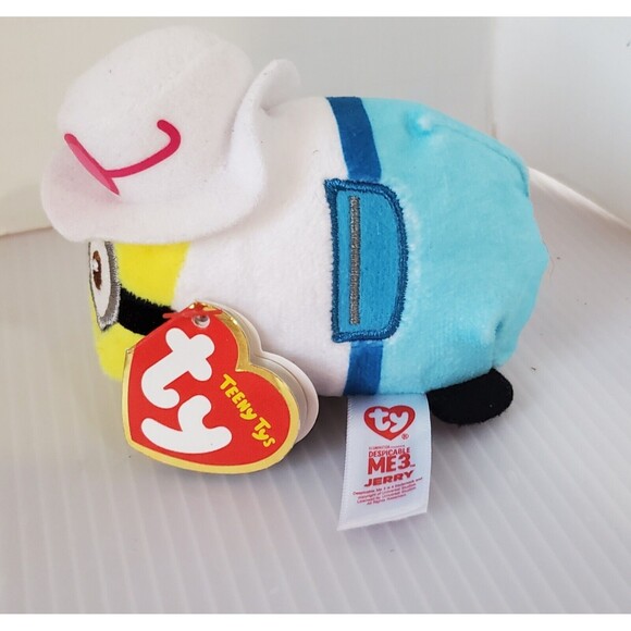 TY Beanie Boos Teeny Tys Stackable Plush Despicable Me 3 Jerry Tourist Mini 3" - Picture 7 of 8